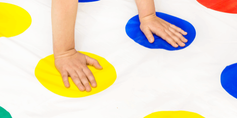 <strong>Play twister</strong> You’re just four steps away from a great twist of phrase. <a href="https://www.shutterstock.com/image-photo/childs-hands-on-twister-game-529461466" rel="noopener" target="_blank"><em>Image by IhorL</em></a>