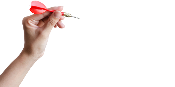 <strong>Just for you</strong> Segment lists, then use meaningful pieces of data — your recipient’s dog’s name, maybe — to nanotarget readers. <a href="https://www.shutterstock.com/fr/image-photo/close-woman-hand-throwing-red-arrow-1748915333" rel="noopener noreferrer" target="_blank"><em>Image by Anucha Tiemsom</em></a>